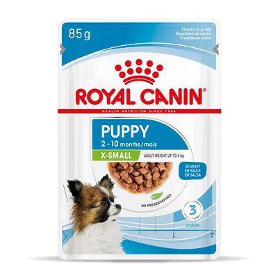 Royal Canin X-Small Puppy in Gravy (NEW) 3 oz