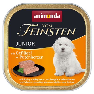 Animonda vom Feinsten Junior Poultry & Turkey Hearts 5 oz