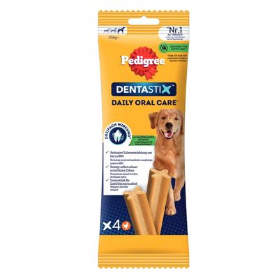 Pedigree Dentastix - Daily Oral Care for Large Dogs (>55 lbs) 4 Sticks