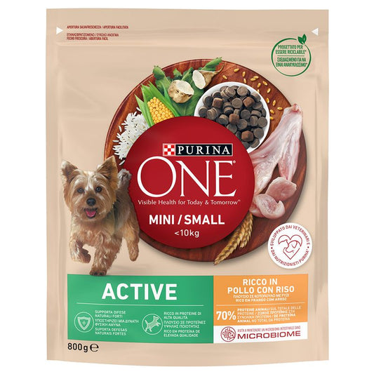 PURINA ONE Mini Active Chicken & Rice 1.7 lbs