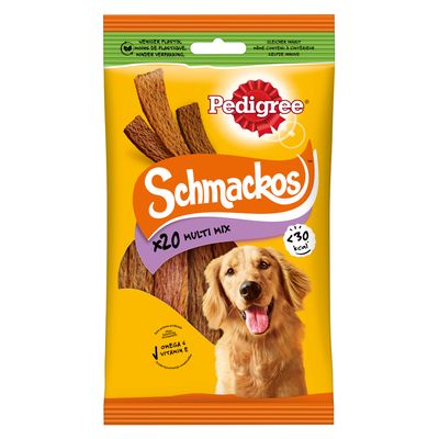 Pedigree Schmackos Multi 3 Flavour (20 Snacks)