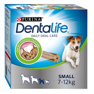 PURINA Dentalife Daily Dental Care Snacks for Small Breed Dogs (15-26 lbs) 10x1.7 oz