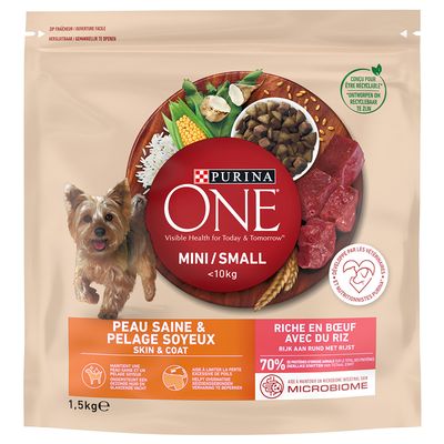 PURINA ONE Mini Skin & Coat Beef 3.3 lbs